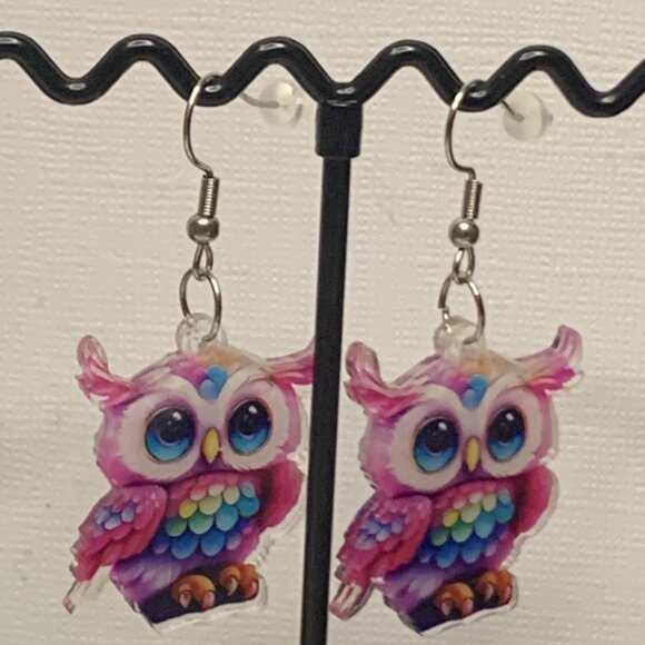 Owl Earring, Teacher Earring, Educator Earring, Gift Idea, Teacher Appreciation - Picture 3 of 4